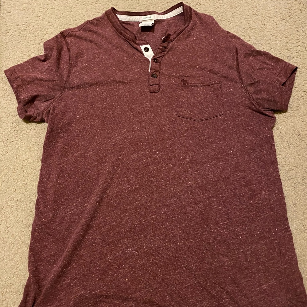 Maroon Henley